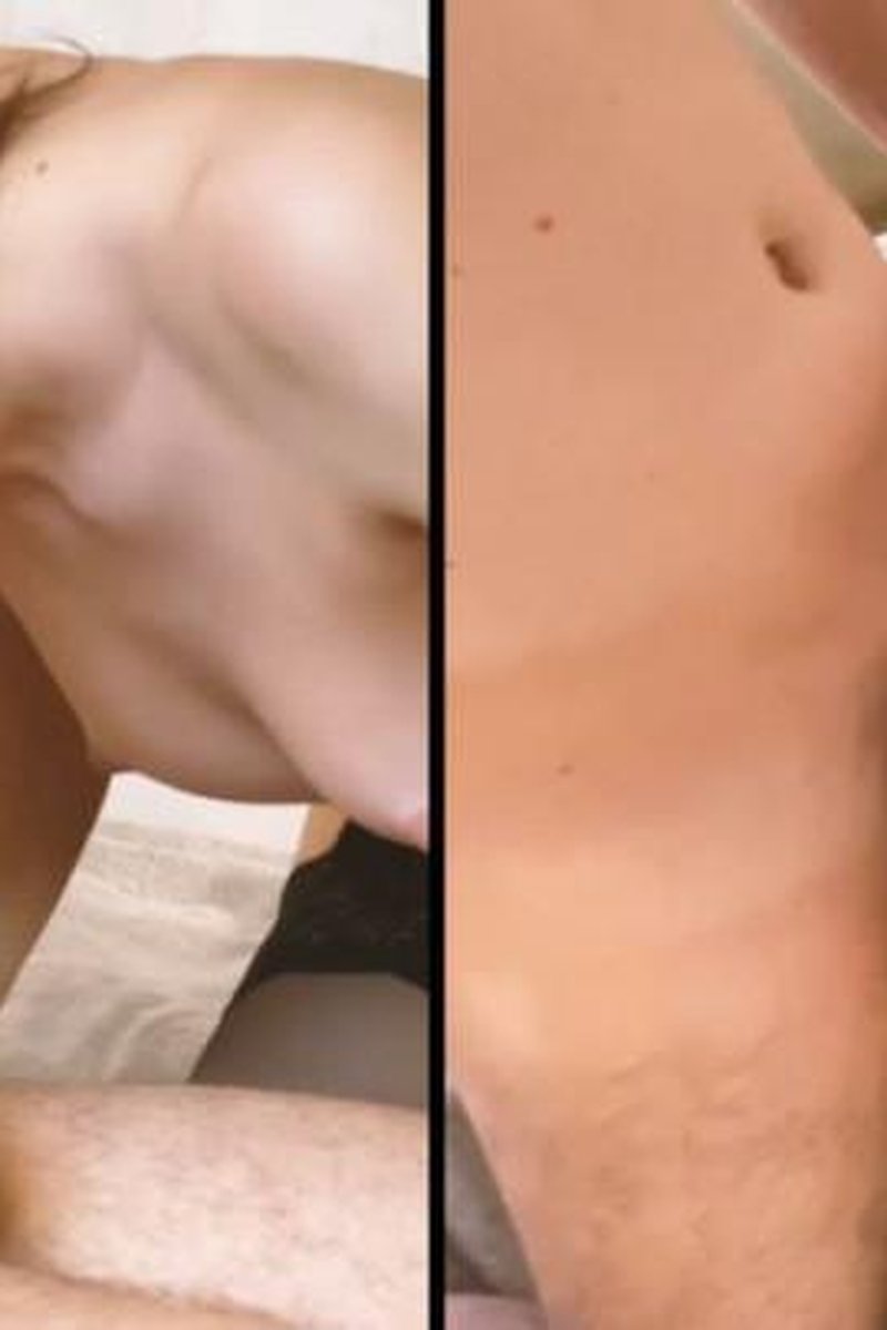 Mouth vs Ass - Split Screen - Screenshot 1 of 4 - Ass To Mouth