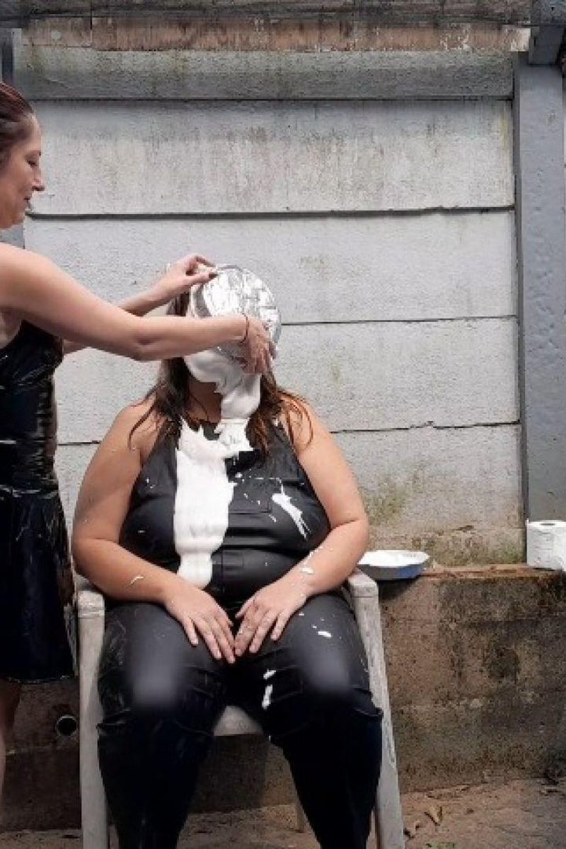 Pie In The Face Nose Blowing And Pinching - Screenshot 1 of 4 - Creampie