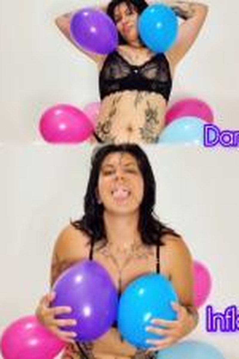 A Dancing Chubby Inflating Ballons- Inflatable Fetish - Screenshot 1 of 4 - Balloon Fetish