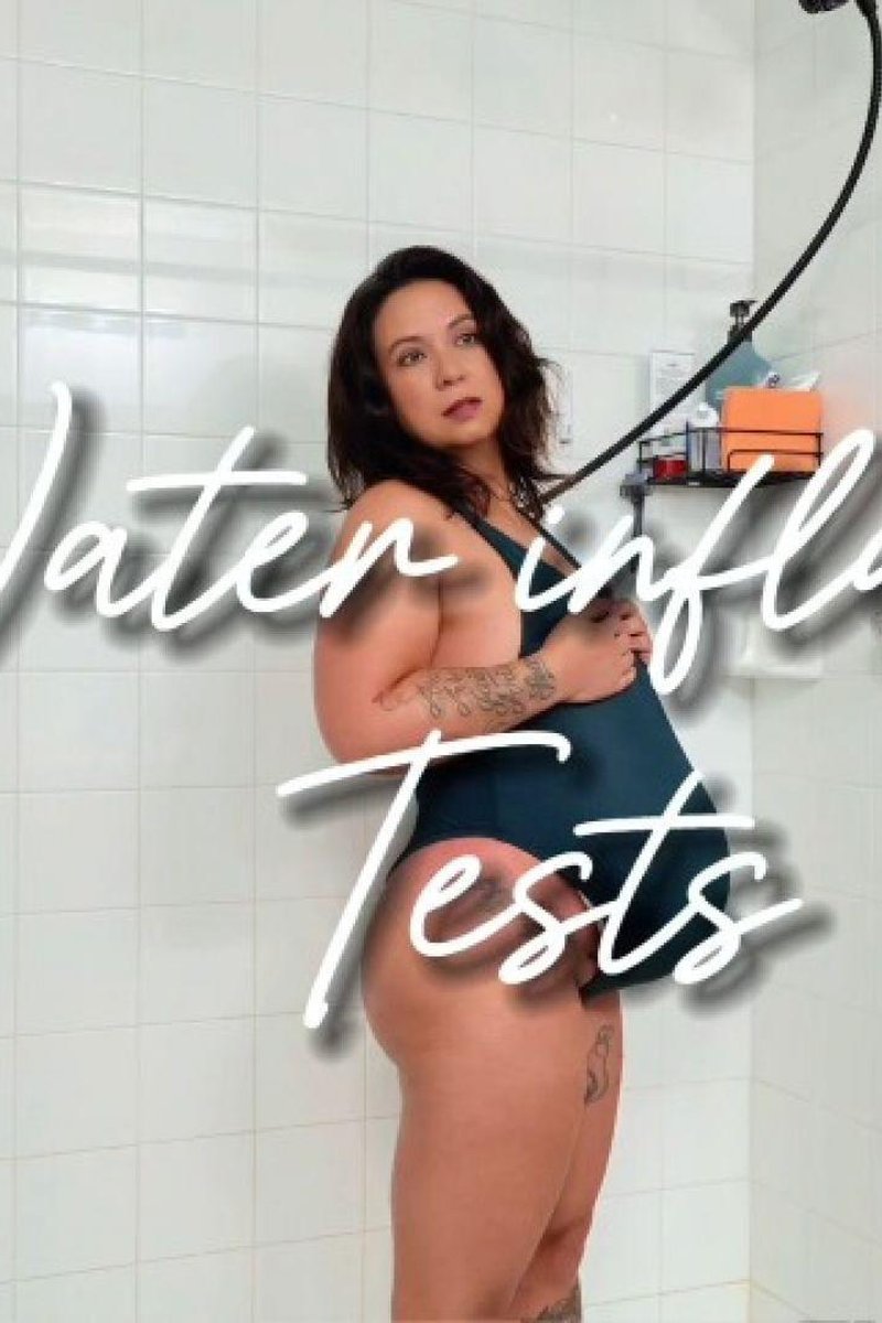 Water Inflation Tests Edited - Screenshot 1 of 4 - Belly Fetish