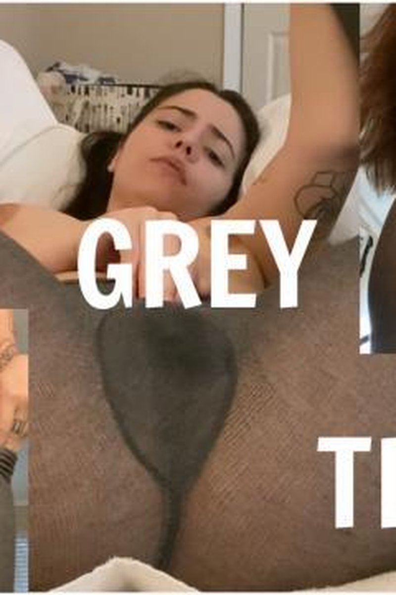 Wet Grey Tights - Screenshot 1 of 4 - Brown Hair