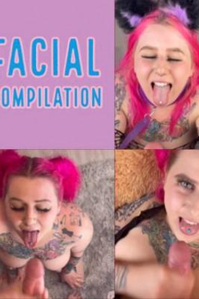 Facial Compilation - Screenshot 1 of 4 - Blowjob