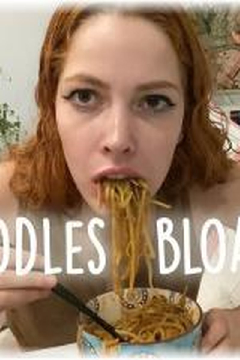 Noodles Bloating - Screenshot 1 of 4 - Belly Fetish