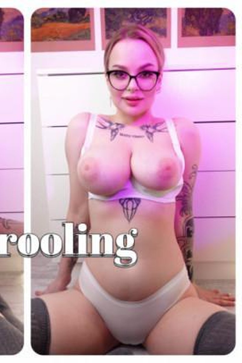 Tit Spanking & Drooling - Screenshot 1 of 4 - Big Tits