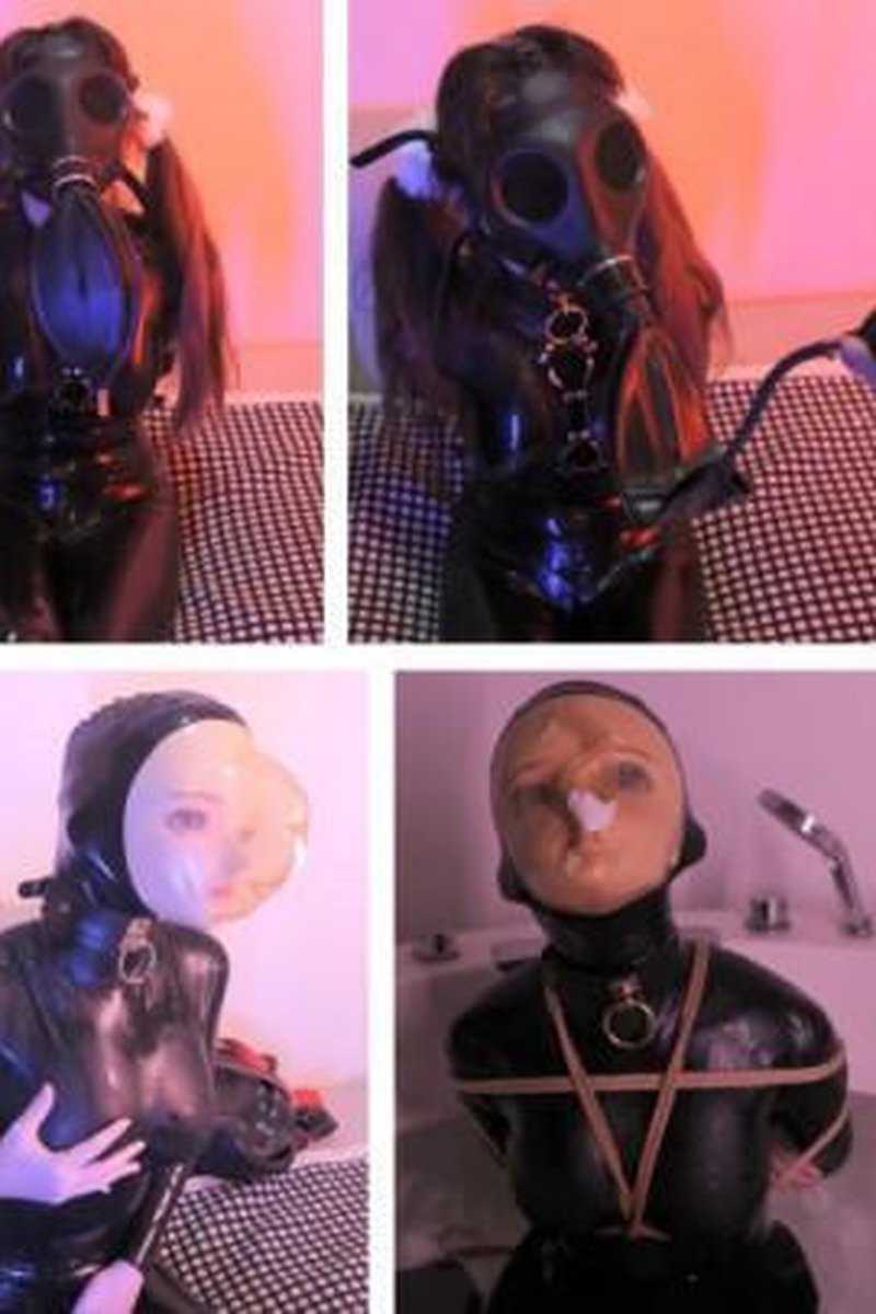 Xiaomeng Latex Breathplay Indoors - Screenshot 1 of 4 - Asphyxiation