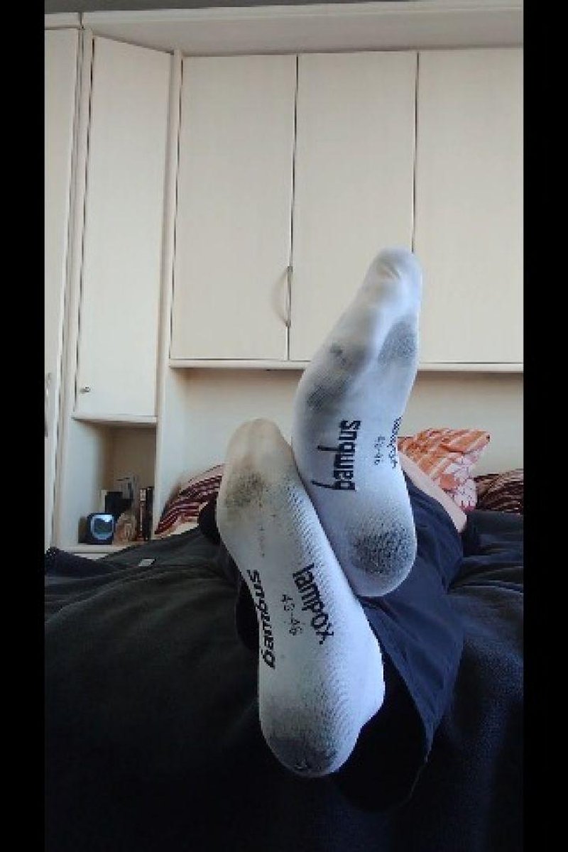 My White Sneakers Socks - Screenshot 1 of 4 - Fetish