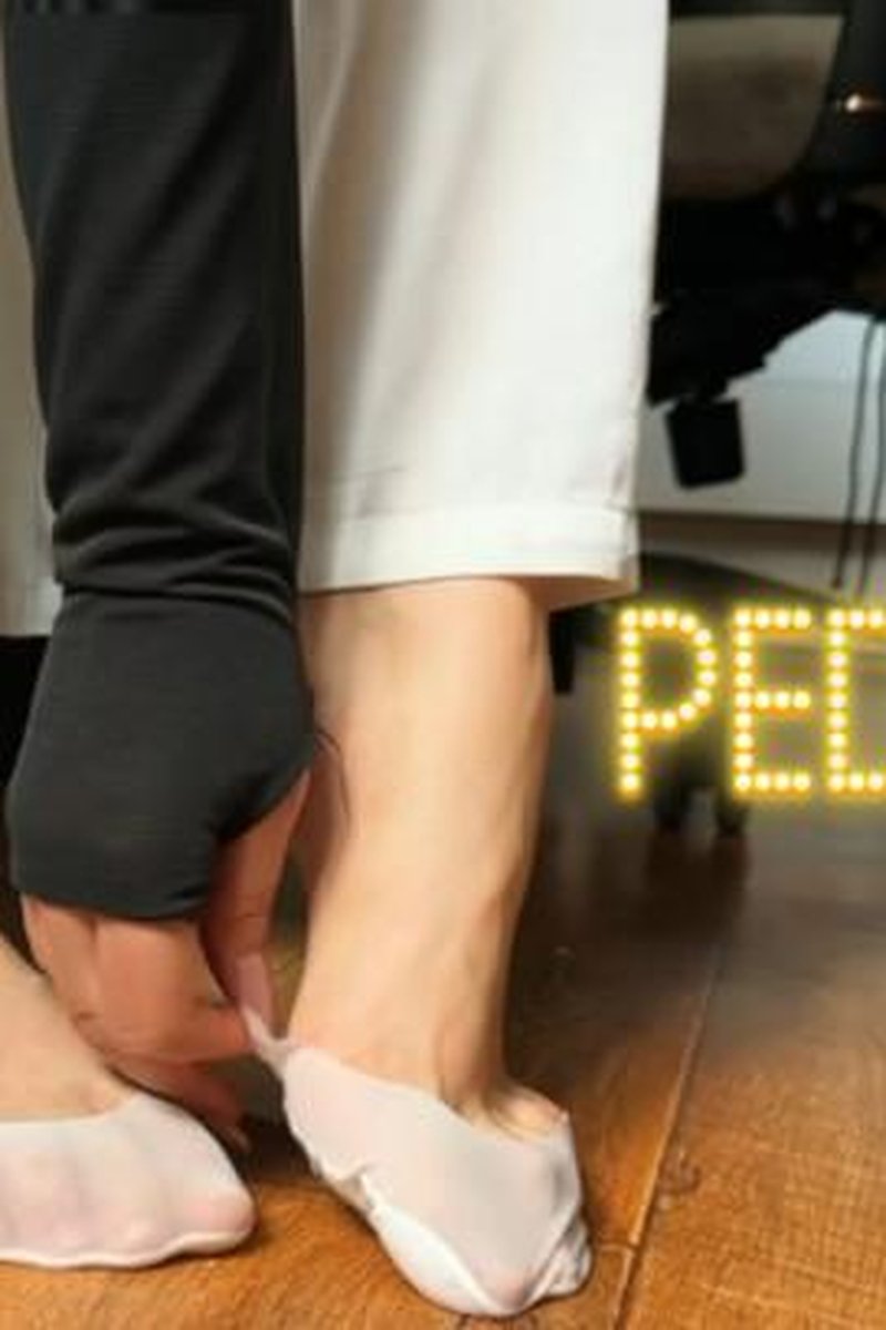 White Ped Socks - Screenshot 1 of 4 - Feettease