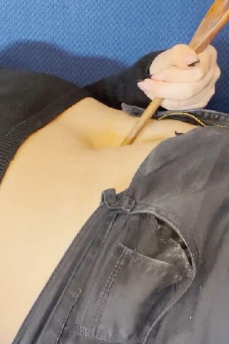 Naughty Poking - Screenshot 1 of 4 - Belly Fetish