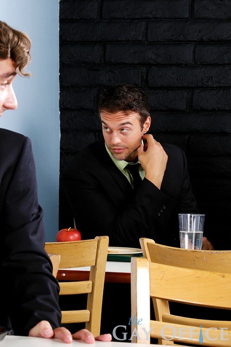 Lunch Time Flirting - Screenshot 1 of 4 - Rocco Reed
