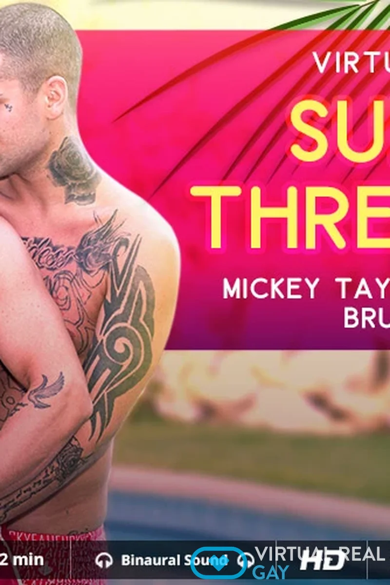 Sunset Threesome - Screenshot 1 of 4 - Blowjob