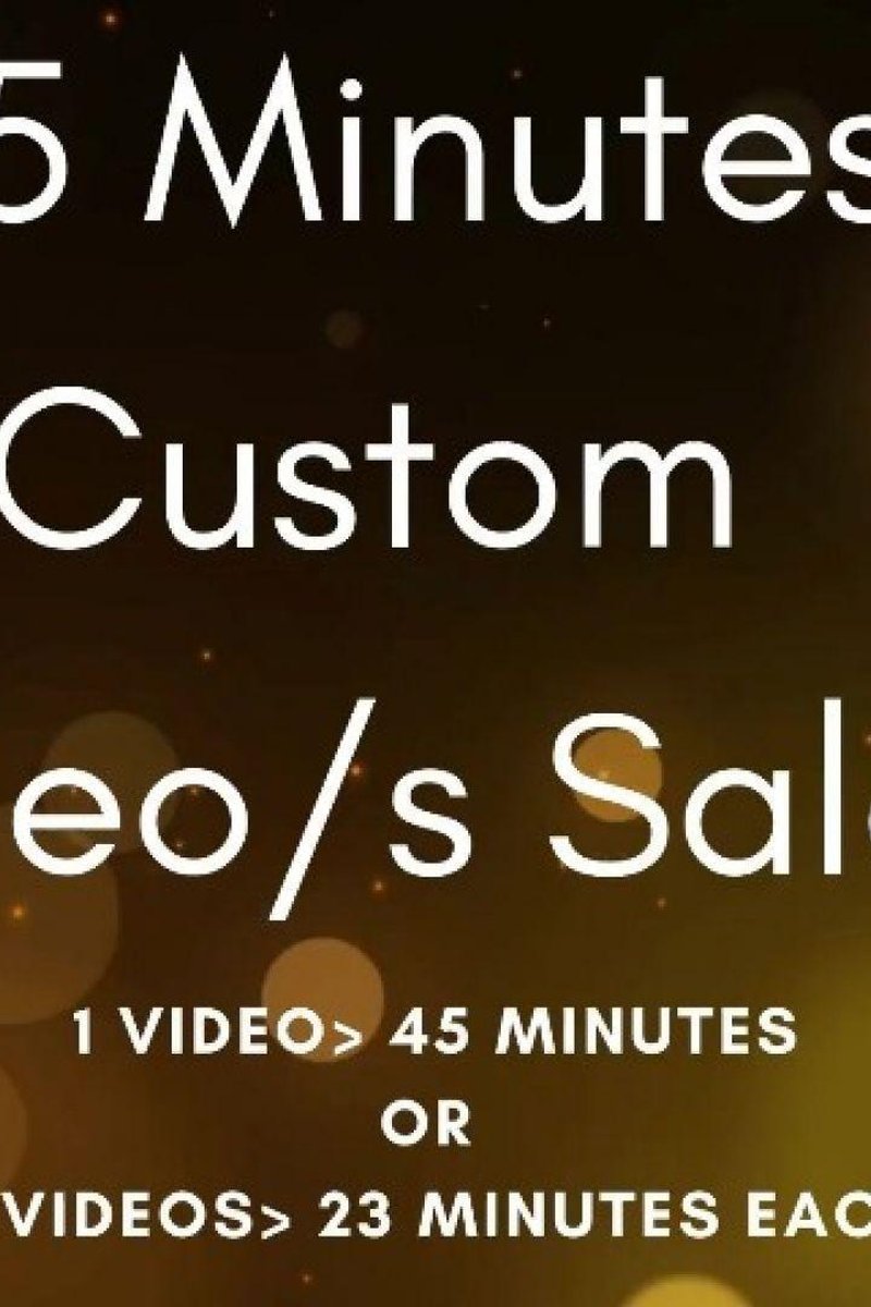 45 Minutes Custom For $65 Only! Limited Time Offer - Screenshot 1 of 4 - All Sex
