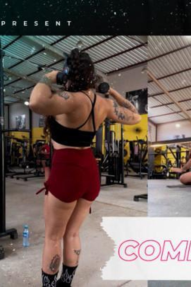 Gym Workout Compilation - Screenshot 1 of 4 - Latin Woman