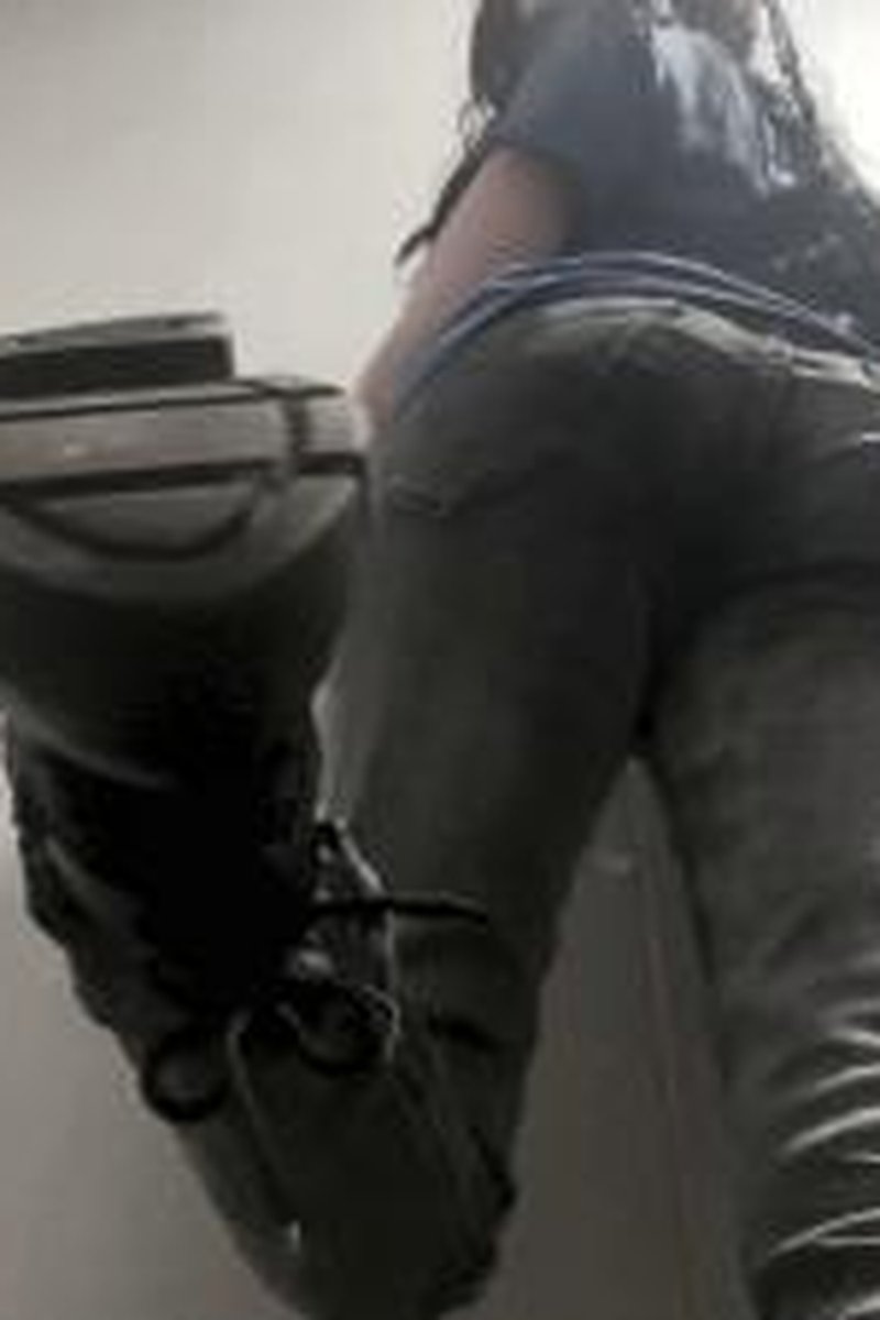 Below Angle Boot Tease - Screenshot 1 of 4 - Ass Fetish