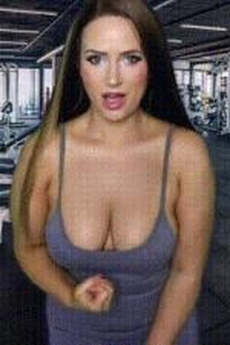 Gym JOI - Screenshot 1 of 4 - Breast Play