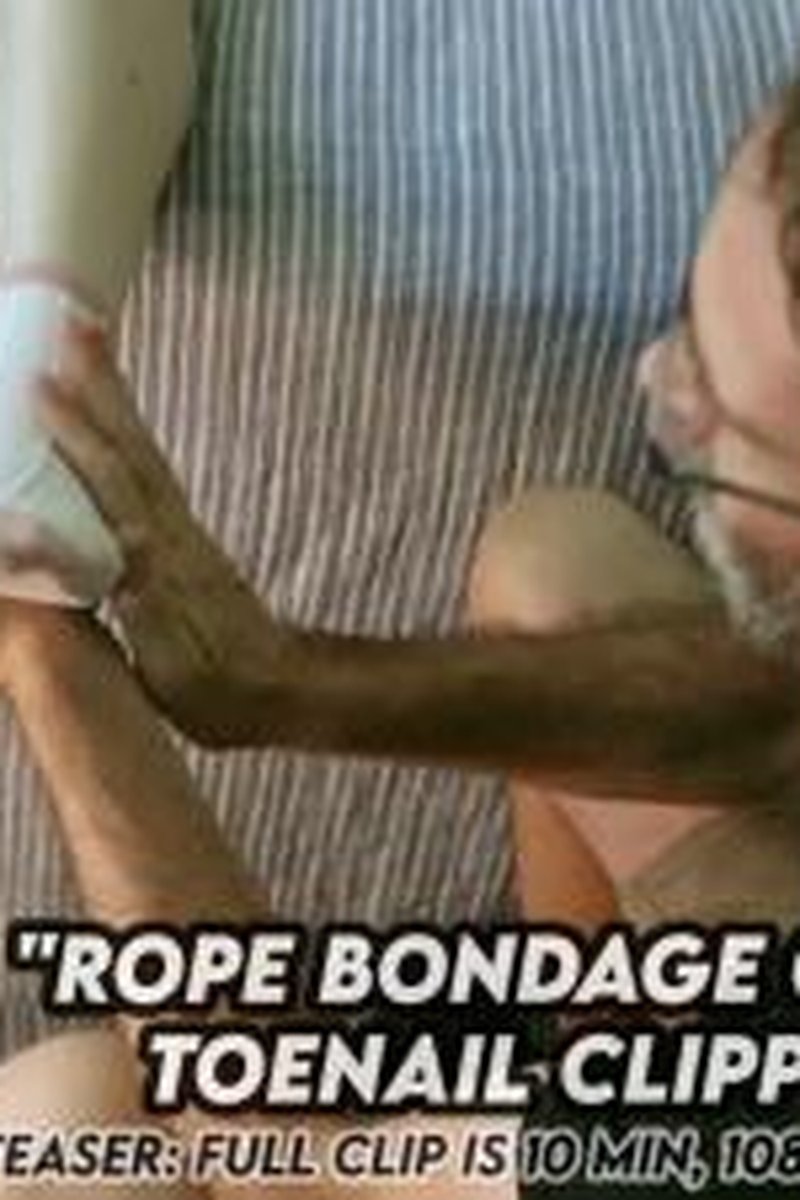 Rope Bondage Casual Bdsm Toenail Clipping Session - Screenshot 1 of 4 - Amateur