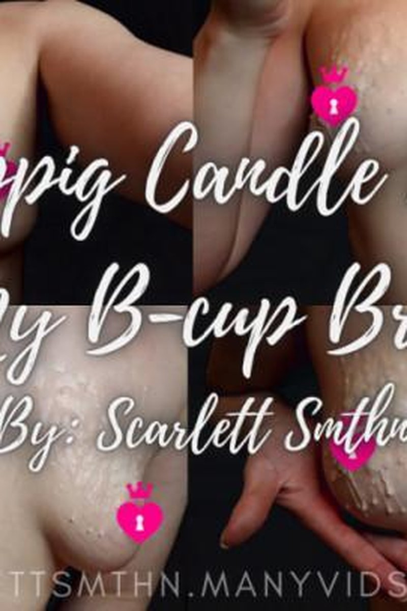 Dripping Candle Wax On My B-Cup Breasts - Screenshot 1 of 4 - BDSM
