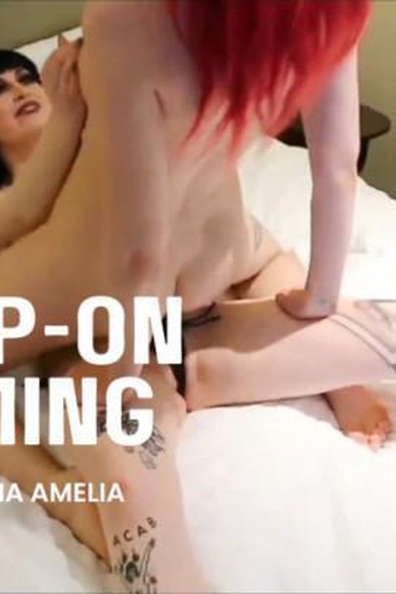 Strap-On Fucking Lena Amelia - Screenshot 1 of 4 - Doggystyle