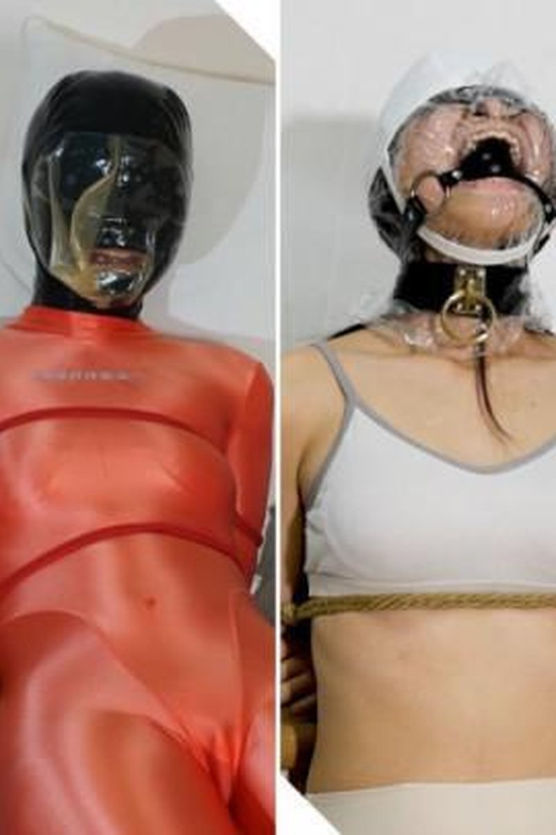 Xiaomeng Bagged And Hooded Breathplay - Screenshot 1 of 4 - Asphyxiation