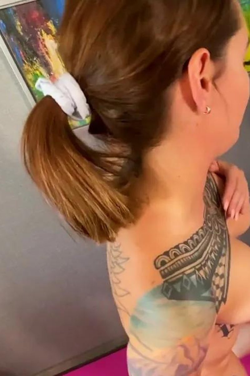 Sweaty Lesbian Rimming Strap On Fuck - Screenshot 1 of 4 - Blonde Hair (Female)