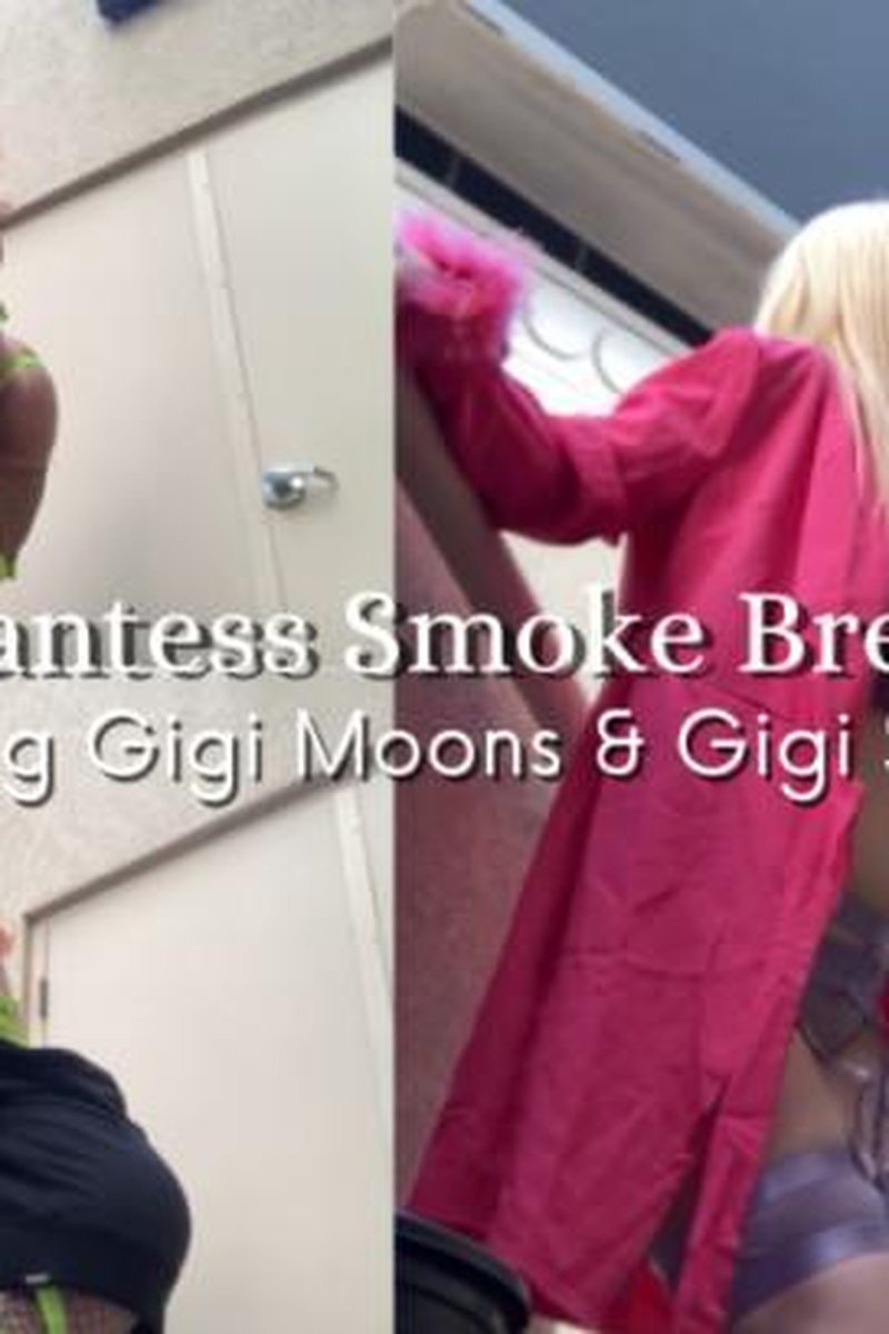 Giantess Smoke Break With Gigi Sweets - Screenshot 1 of 4 - Fetish