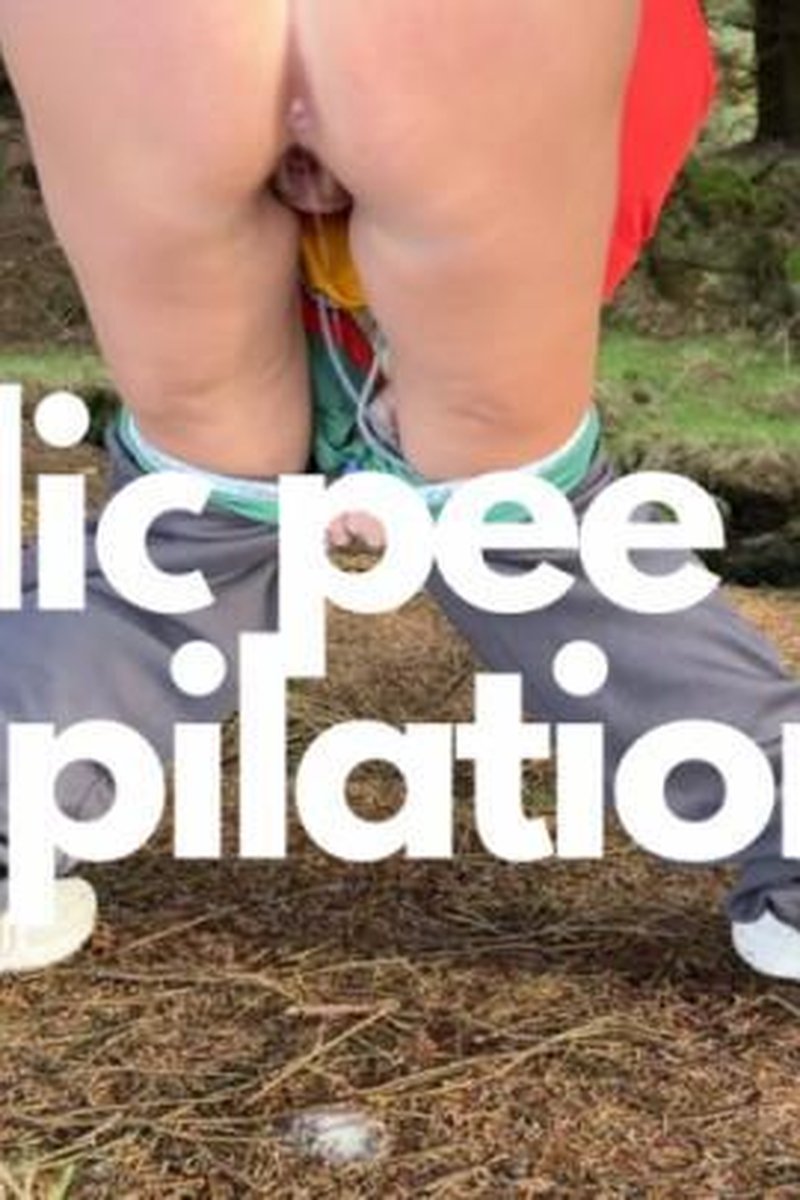 Desperate To Pee Girl Public Outdoor Compilation - Screenshot 1 of 4 - Desperate Pee