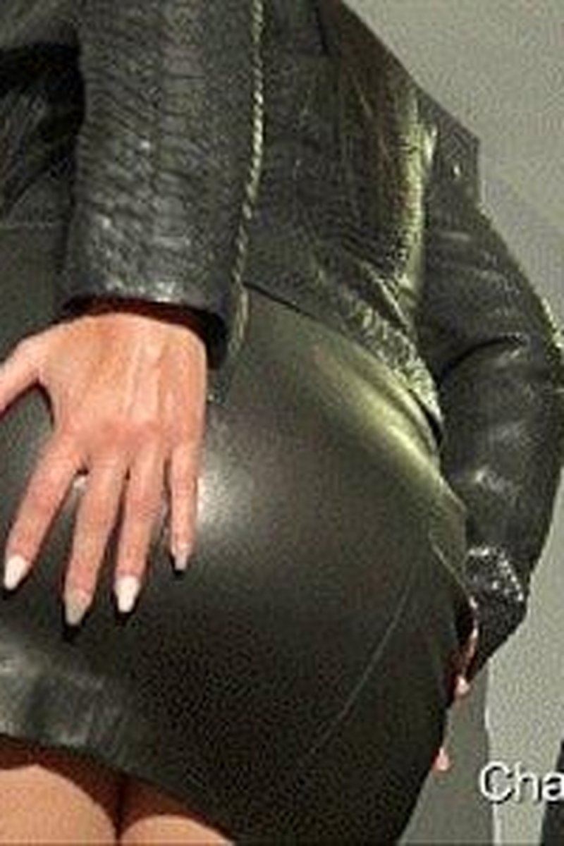Tease in Jitrois Python Leather Jacket (Mp 4) - Screenshot 1 of 4 - Bitch