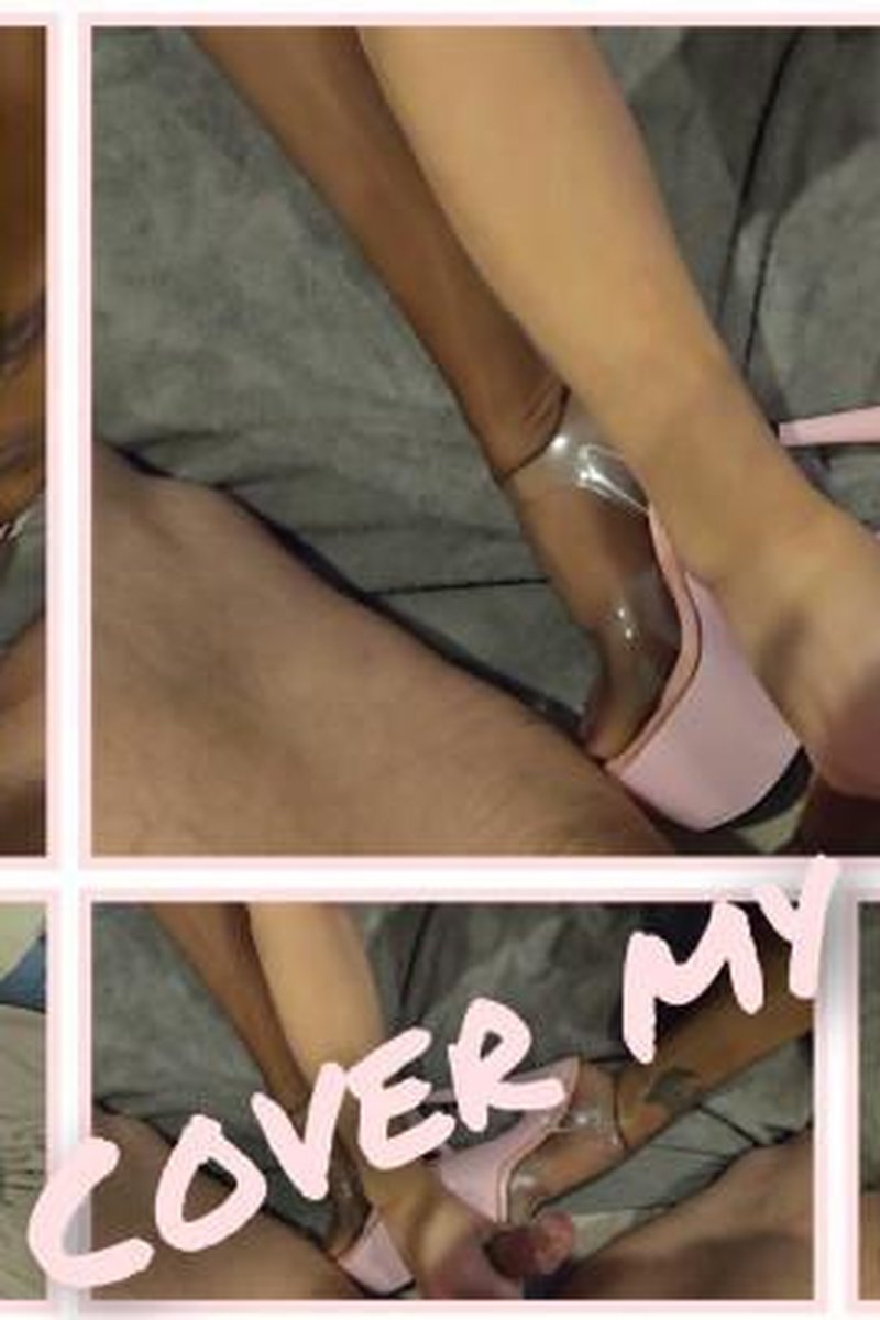 Cum On My Pink High Heels - Screenshot 1 of 4 - Cum On Feet