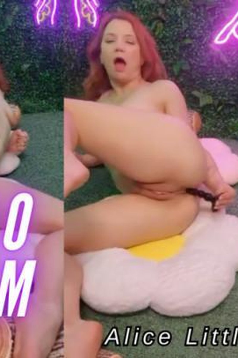 Nubile Redhead Anal Orgasm - Solo Masturbation - Screenshot 1 of 4 - Alicelittle
