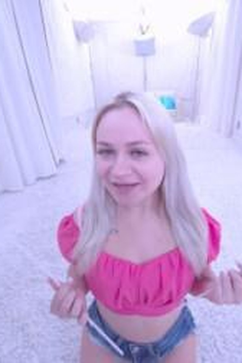 Super Hot Blonde Strips For You For Your Promotion - Screenshot 1 of 4 - All Girl
