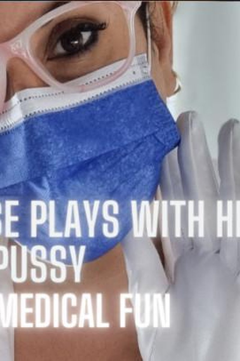Filthy Nurse Long Light Gloves Pussy Play - Screenshot 1 of 4 - Gloves