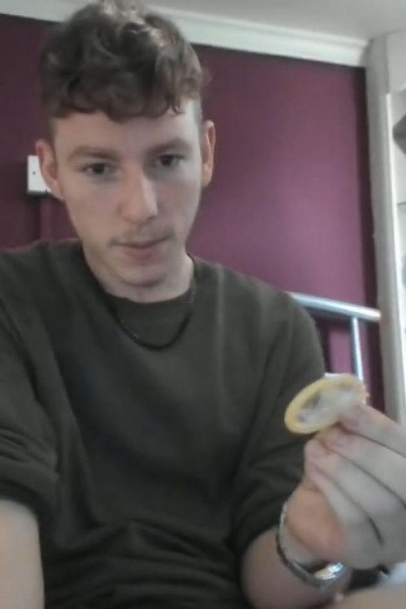 Filled Condom Play - Screenshot 1 of 4 - Big Dick