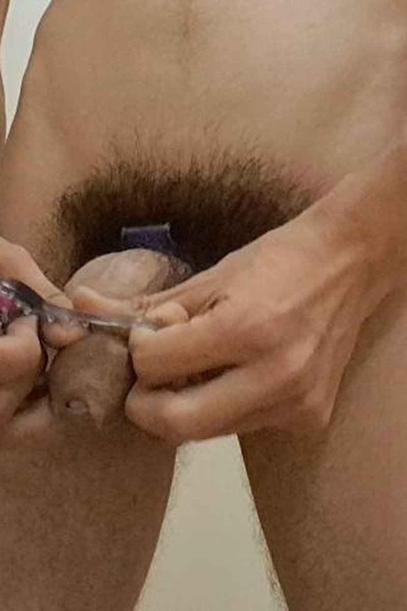 Double Cockring Cumshot - Screenshot 1 of 4 - Ball Fetish