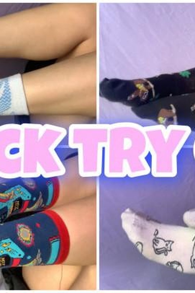 Sock Try on - Screenshot 1 of 4 - Foot Fetish