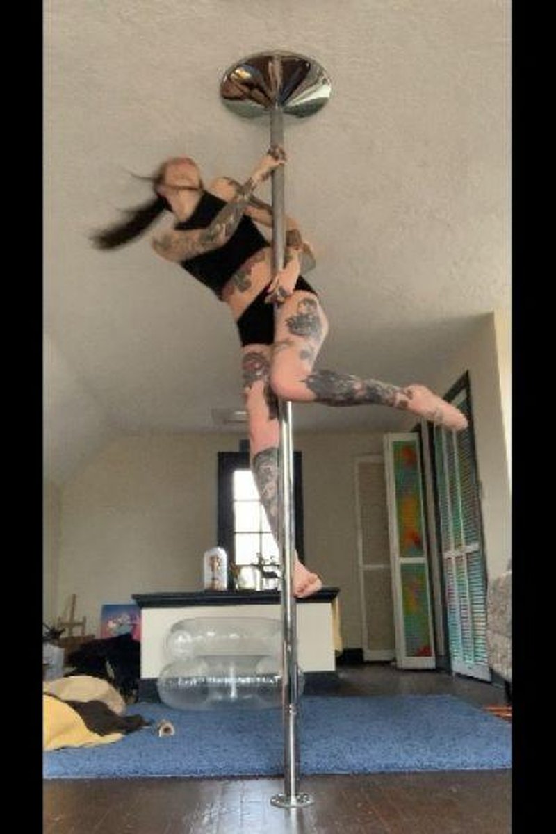 Pole Practice OCT2020 - Screenshot 1 of 4 - Clothed Sex