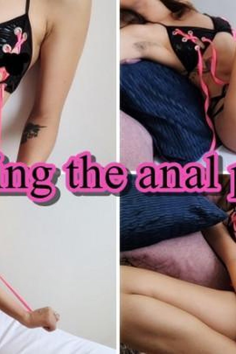 Trying Anal Plug - Screenshot 1 of 4 - Amy Abe