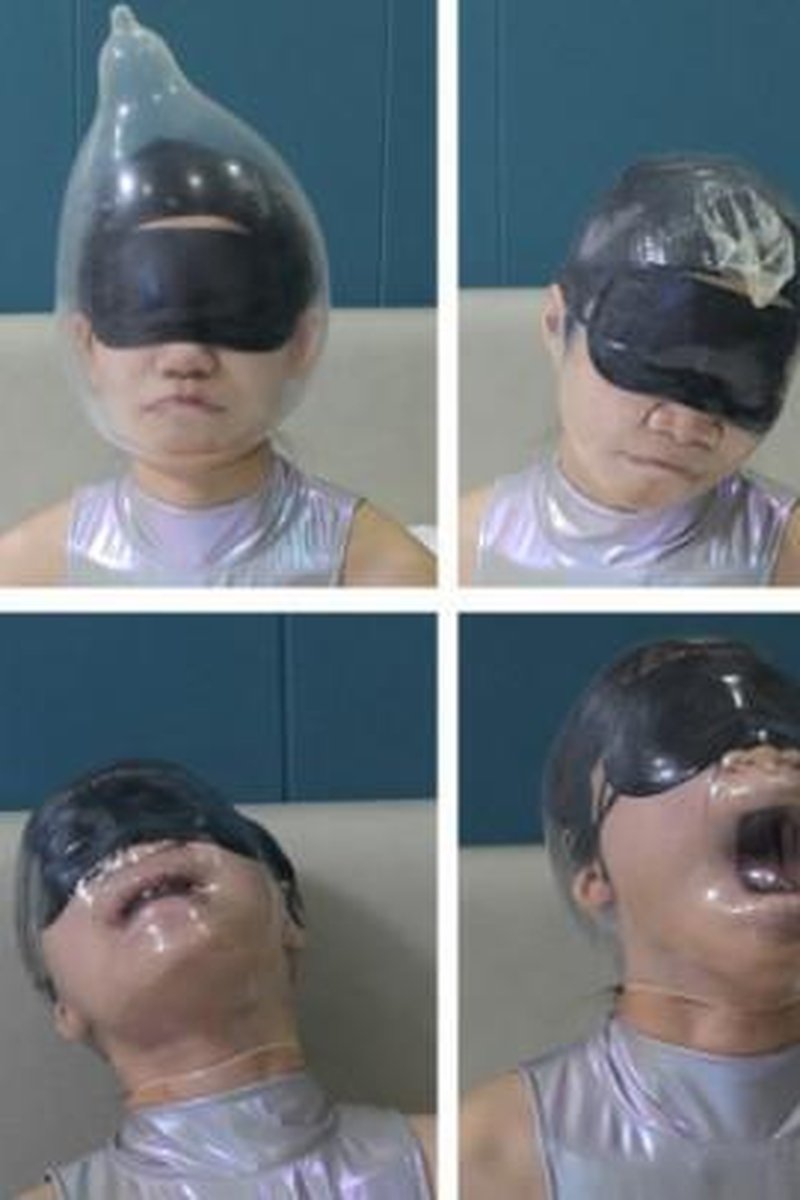 Xiaomeng Condom Breathplay Again - Screenshot 1 of 4 - Asphyxiation