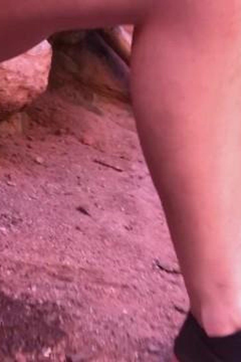 Freckledred Caught Peeing Outside! - Screenshot 1 of 4 - Amateur
