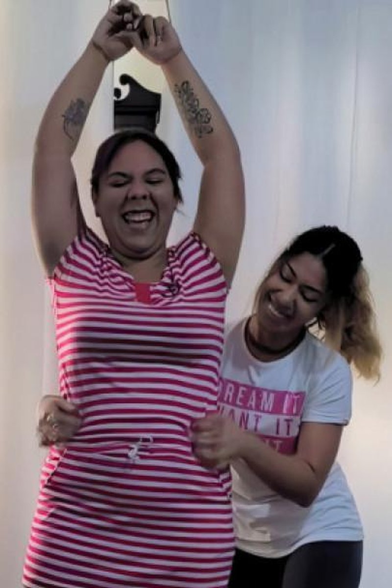 Alejandra Ties Up And Tickles Izabella - Screenshot 1 of 4 - Belly Fetish