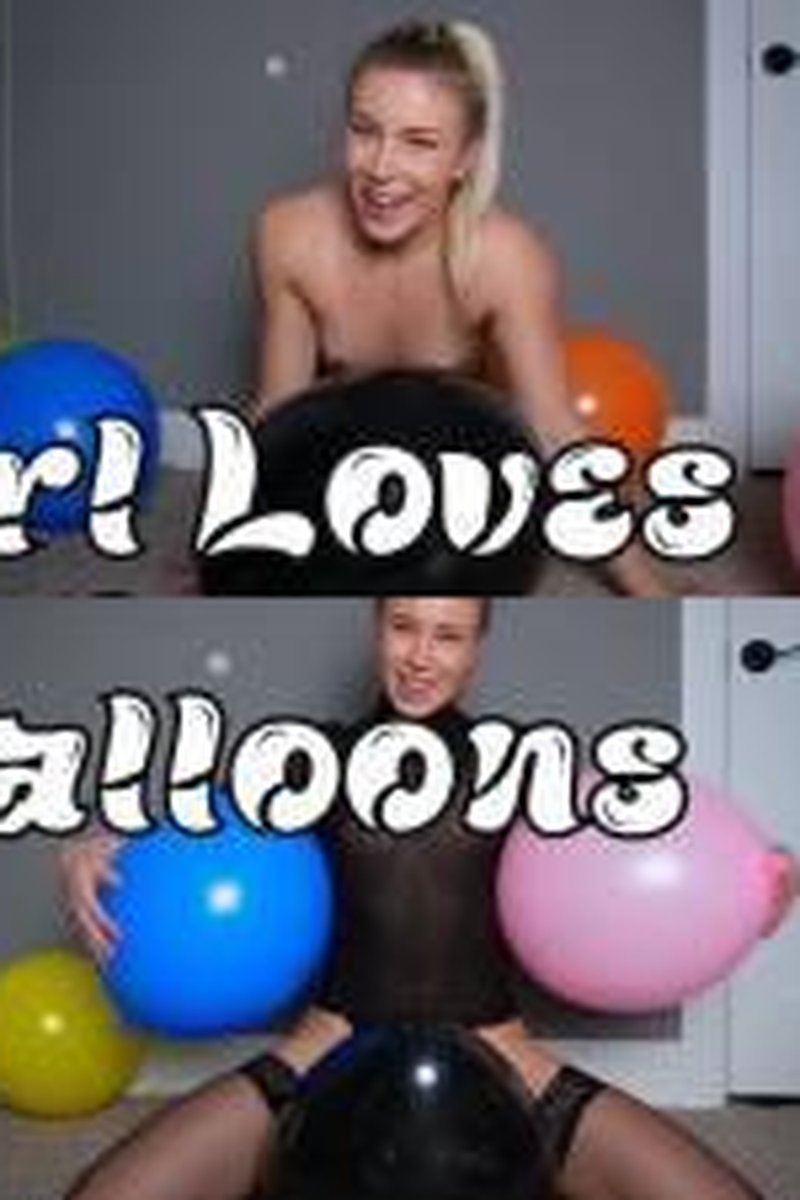 Looner Girl Loves Riding Balloons - Screenshot 1 of 4 - Balloon Fetish