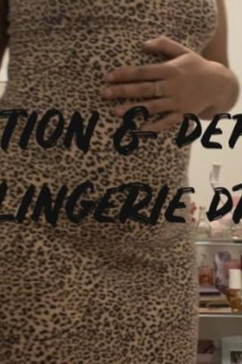 Inflation & Deflation In Tight Dress - Screenshot 1 of 4 - Belly Fetish