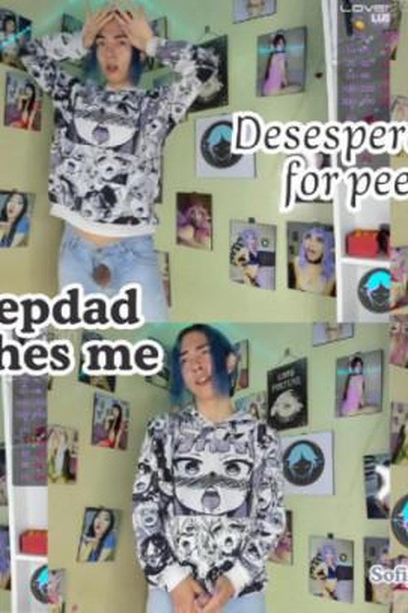 My Step-Dad Punishes Me , Desesperation For Pee - Screenshot 1 of 4 - Controller
