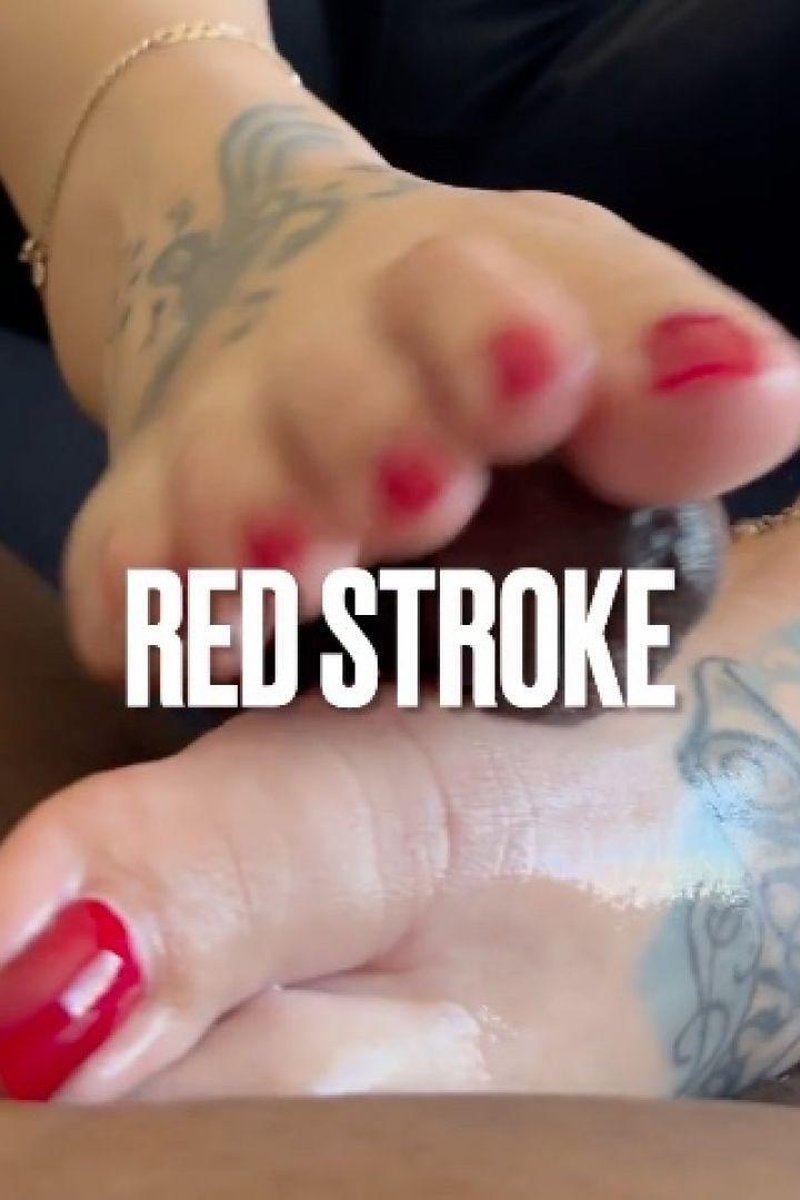 Red Strokes - Screenshot 1 of 4 - Cumshot