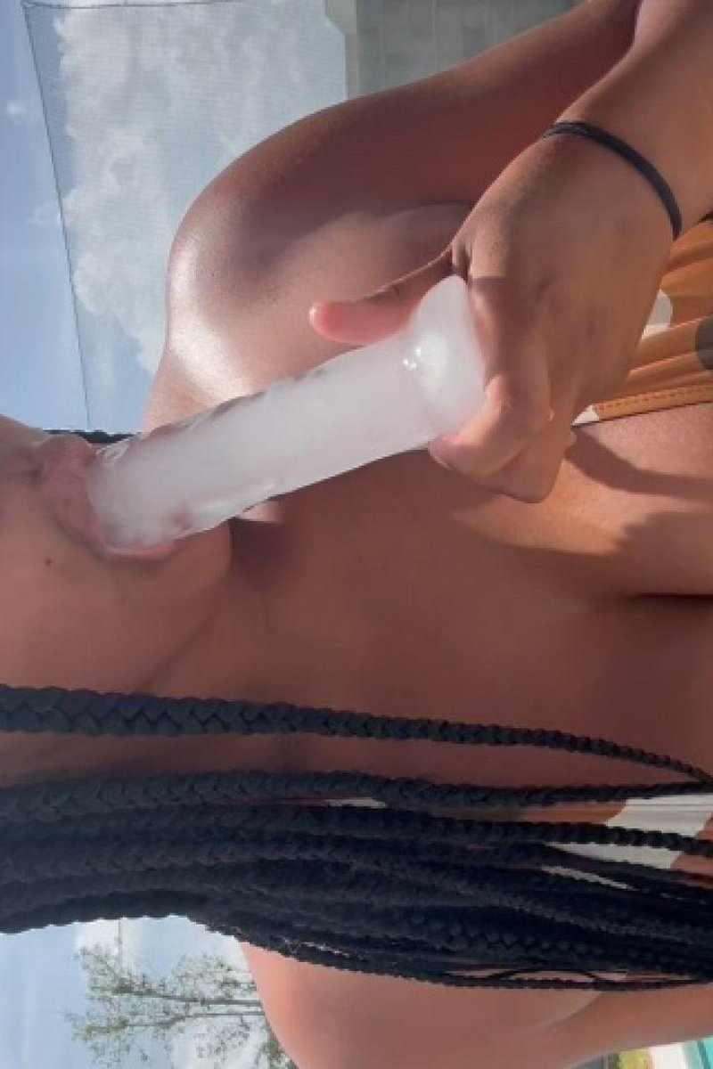 Ice Cube Dildo - Screenshot 1 of 4 - Big Tits