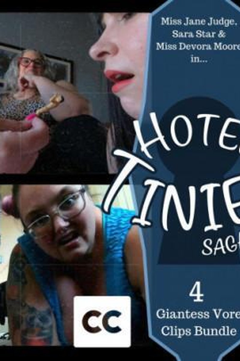 Hotel Tinies Saga Captioned 4 Giantess Vore Clips Bundle - Screenshot 1 of 4 - Ass Smothering