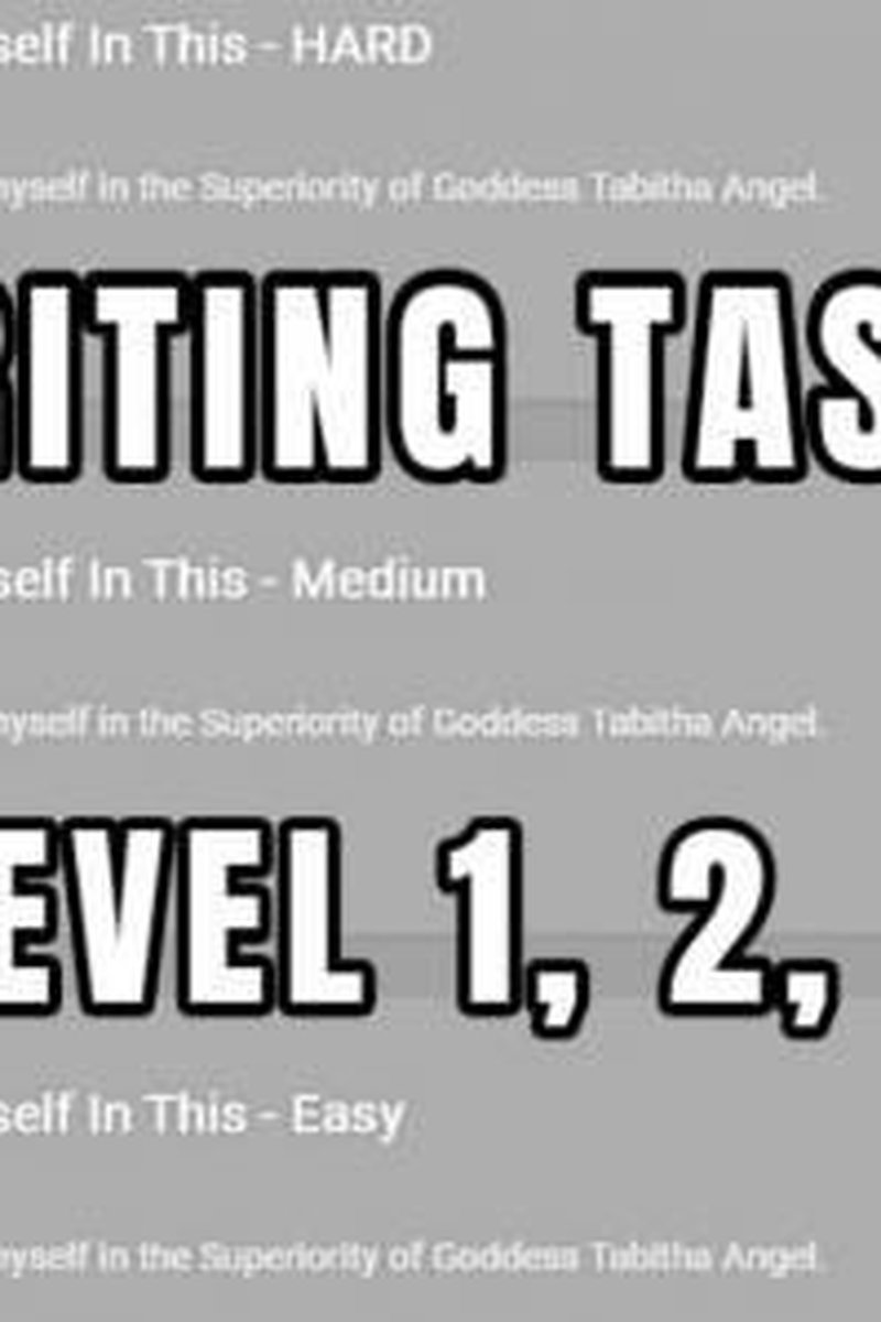 Writing Submissive Tasks - Screenshot 1 of 4 - Humiliation