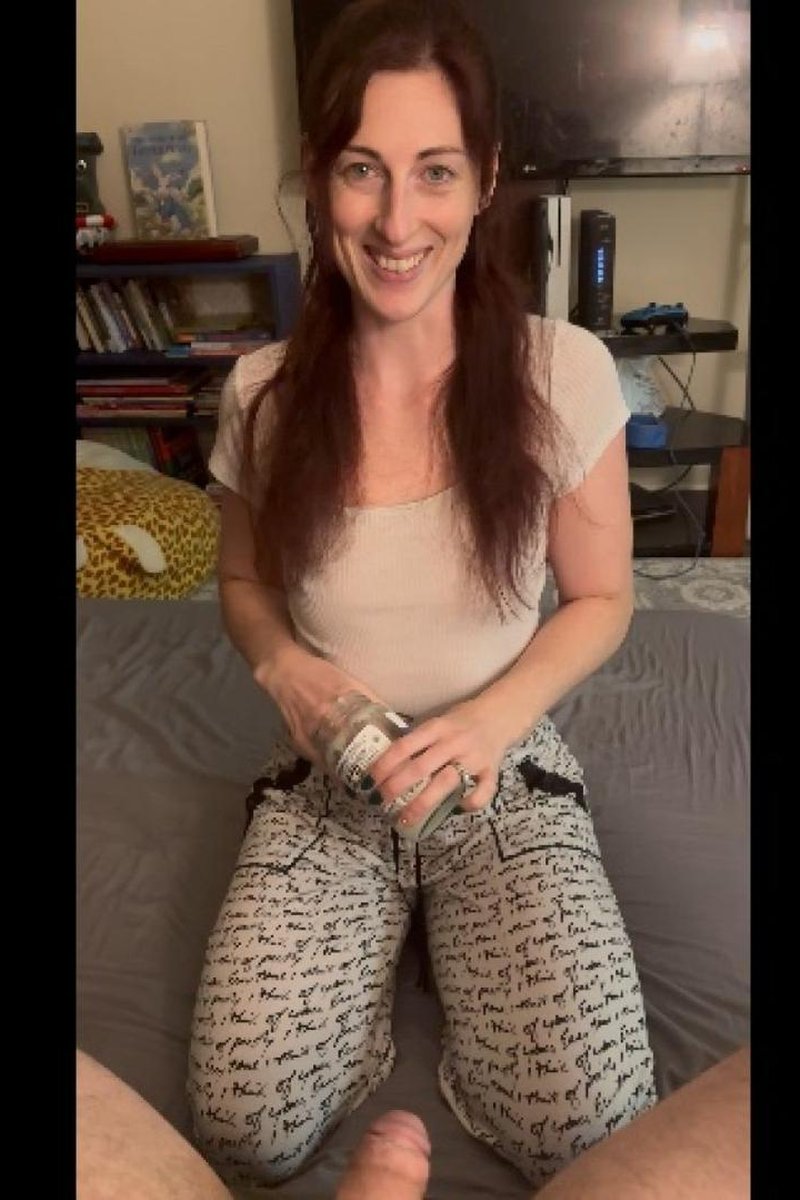 Hot MILF Jerks Off Stud Cock - Screenshot 1 of 4 - Amateur
