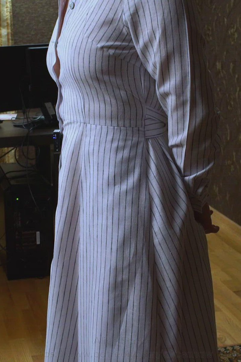 Button Dress - Screenshot 1 of 4 - Bloated