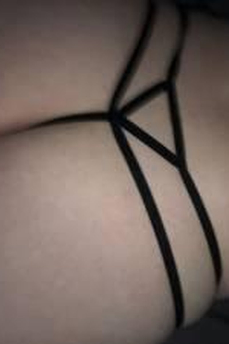 Black G String - Screenshot 1 of 4 - Panties