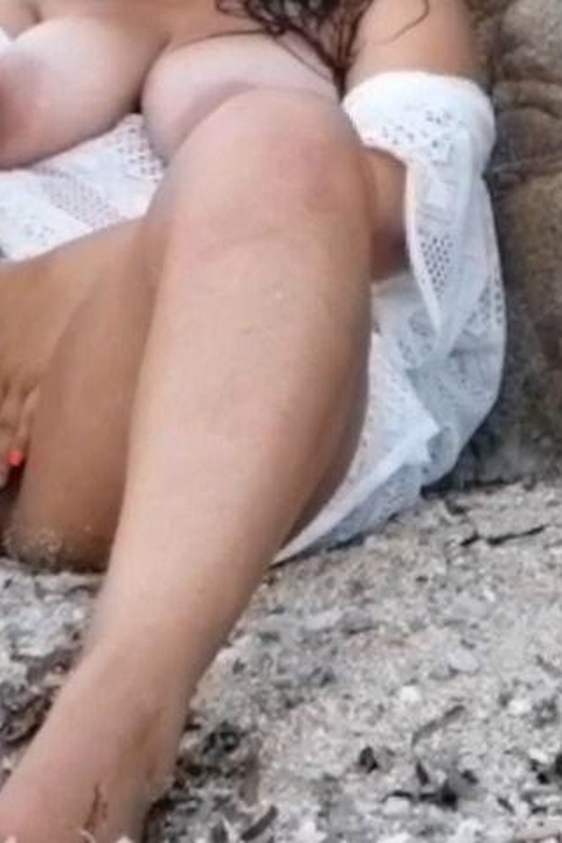Beach Smoke Seduction - Screenshot 1 of 4 - Big Tits