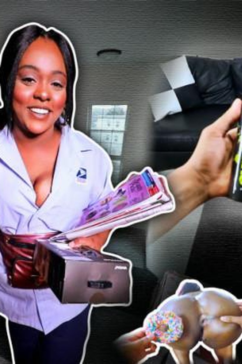 Usps Mail Carrier Fucked Through Donut - Screenshot 1 of 4 - Anal